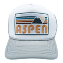 Kids' Aspen, Colorado Trucker Hat - Retro Mountain Snapback Youth Hat-5