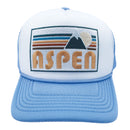 Kids' Aspen, Colorado Trucker Hat - Retro Mountain Snapback Youth Hat-7
