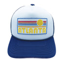 Kids' Atlanta, Georgia Trucker Hat - Retro Sunrise Snapback Youth Hat-1