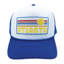 Kids' Atlanta, Georgia Trucker Hat - Retro Sunrise Snapback Youth Hat-6