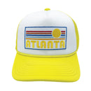 Kids' Atlanta, Georgia Trucker Hat - Retro Sunrise Snapback Youth Hat-8