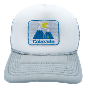 Kids' Colorado Trucker Hat - Bluebird Snapback Youth Hat - 0