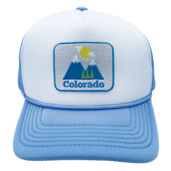 Kid's Colorado Hat (Ages 2-12) - Snapback Bluebird Trucker Colorado Toddler Hat / Kid's Hat