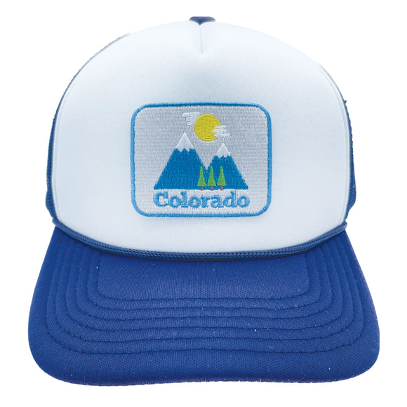Kids' Colorado Trucker Hat - Bluebird Snapback Youth Hat