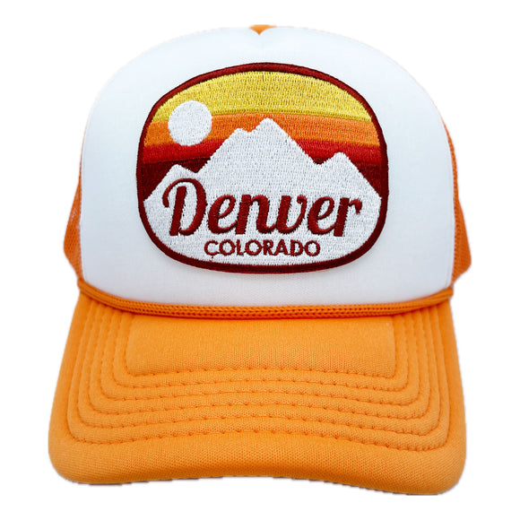 Kids' Denver, Colorado Trucker Hat - Retro Snapback Youth Hat