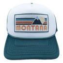 Kids' Montana Trucker Hat - Retro Mountain Snapback Youth Hat-2