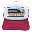 Kids' Montana Trucker Hat - Retro Mountain Snapback Youth Hat-6