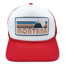 Kids' Montana Trucker Hat - Retro Mountain Snapback Youth Hat-7