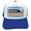 Kids' Montana Trucker Hat - Retro Mountain Snapback Youth Hat-8