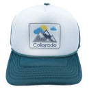 Kids' Colorado Trucker Hat - Mountains Snapback Youth Hat-2