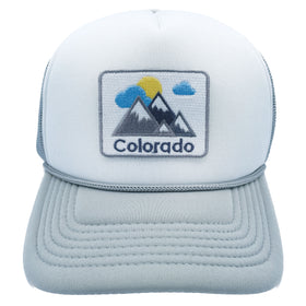 Kids' Colorado Trucker Hat - Mountains Snapback Youth Hat
