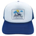 Navy Blue / White