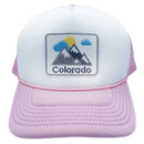 Kids' Colorado Trucker Hat - Mountains Snapback Youth Hat-11