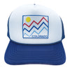 Navy Blue / White