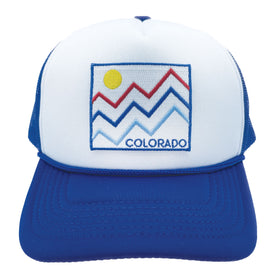 Kid's Colorado Hat (Ages 2-12) - Retro Snapback Trucker Colorado Toddler Hat / Kid's Hat