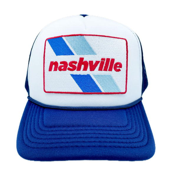 Kids' Nashville, Tennessee Trucker Hat - Retro Snapback Youth Hat