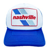 Kid's Nashville, Tennessee Hat (Ages 2-12) - Retro Nashville Snapback Trucker Youth Hat / Kid's Hat