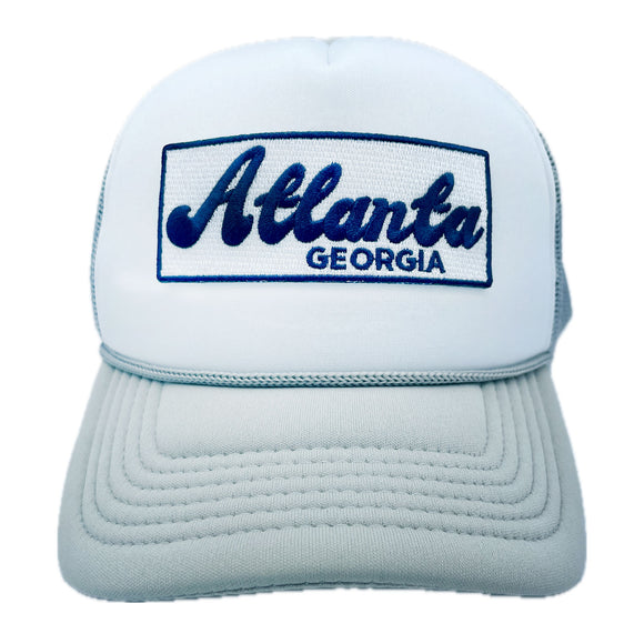 Kid's Atlanta, Georgia Trucker Hat - Retro  Snapback  Youth Hat