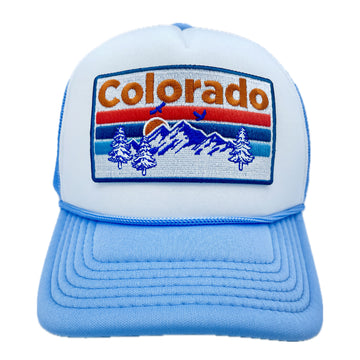 Kid's Colorado Trucker Hat - Retro  Snapback Youth Hat