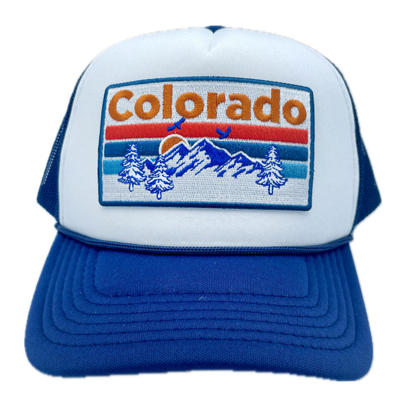 Kid's Colorado Trucker Hat - Retro  Snapback Youth Hat