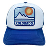 Navy Blue / White