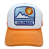 Orange / White