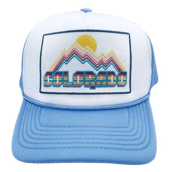Kids' Colorado Trucker Hat - Retro Snapback Youth Hat