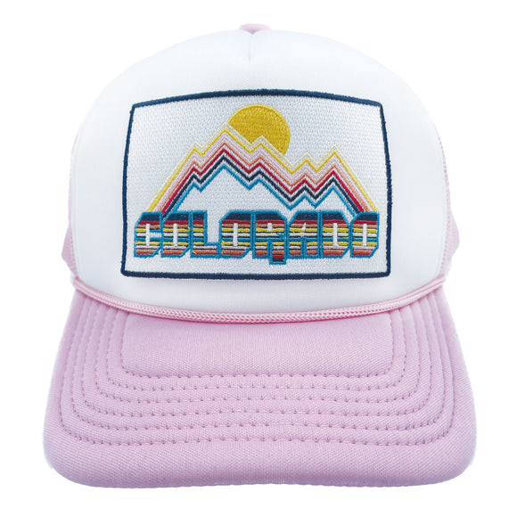 Kids' Colorado Trucker Hat - Retro Snapback Youth Hat