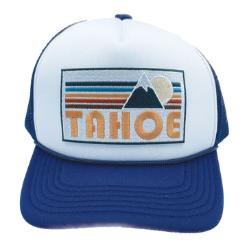 Kids' Lake Tahoe, California Trucker Hat - Retro Mountain Snapback Youth Hat