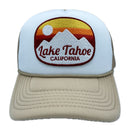 Kid's Lake Tahoe, California Trucker Hat - Retro Mountain Snapback Youth Hat-4