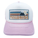 Kids' Telluride, Colorado Trucker Hat - Retro Mountain Snapback Youth Hat-11