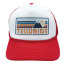 Kids' Telluride, Colorado Trucker Hat - Retro Mountain Snapback Youth Hat-1