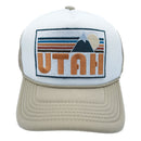Kids' Utah Trucker Hat - Retro Mountain Snapback Youth Hat-9