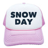 Kid's Snow Day Trucker Hat (Ages 2-12) - Retro Snapback Trucker Youth Hat / Kid's Hat