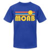 Moab, Utah T-Shirt - Retro Sunrise Unisex Moab T Shirt