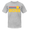 Moab, Utah T-Shirt - Retro Sunrise Unisex Moab T Shirt - heather gray