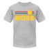 Moab, Utah T-Shirt - Retro Sunrise Unisex Moab T Shirt - heather gray