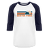 Winter Park, Colorado Baseball T-Shirt - Retro Mountain Unisex Winter Park Raglan T Shirt - white/navy