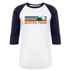 Winter Park, Colorado Baseball T-Shirt - Retro Mountain Unisex Winter Park Raglan T Shirt