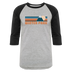 Winter Park, Colorado Baseball T-Shirt - Retro Mountain Unisex Winter Park Raglan T Shirt - heather gray/black