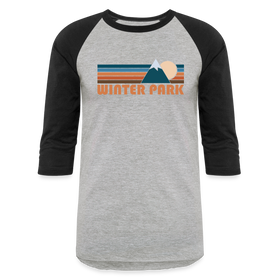 Winter Park, Colorado Baseball T-Shirt - Retro Mountain Unisex Winter Park Raglan T Shirt