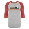 Winter Park, Colorado Baseball T-Shirt - Retro Mountain Unisex Winter Park Raglan T Shirt