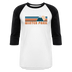 Winter Park, Colorado Baseball T-Shirt - Retro Mountain Unisex Winter Park Raglan T Shirt - white/black