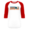 Winter Park, Colorado Baseball T-Shirt - Retro Mountain Unisex Winter Park Raglan T Shirt