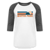 Winter Park, Colorado Baseball T-Shirt - Retro Mountain Unisex Winter Park Raglan T Shirt - white/charcoal