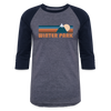 Winter Park, Colorado Baseball T-Shirt - Retro Mountain Unisex Winter Park Raglan T Shirt