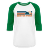 Winter Park, Colorado Baseball T-Shirt - Retro Mountain Unisex Winter Park Raglan T Shirt