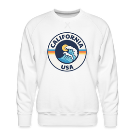Premium California Sweatshirt - Men's Sweatshirt - white