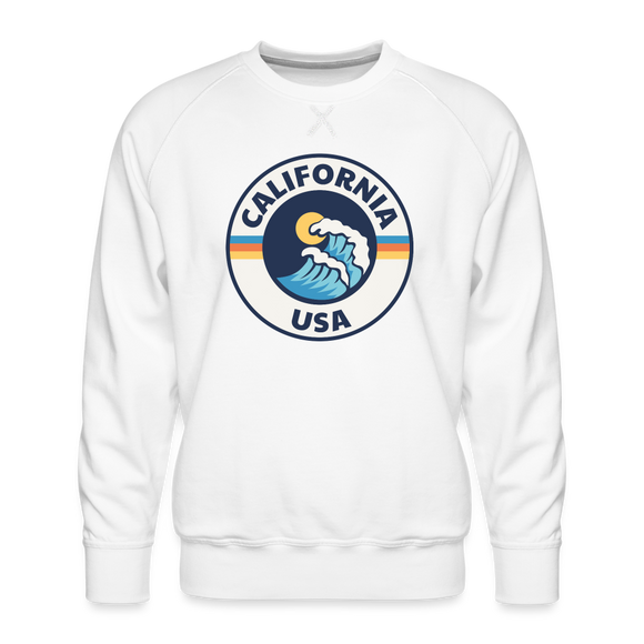Premium California Sweatshirt - Men's Sweatshirt - white