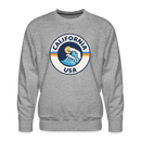 Premium California Sweatshirt - Men's Sweatshirt - heather grey